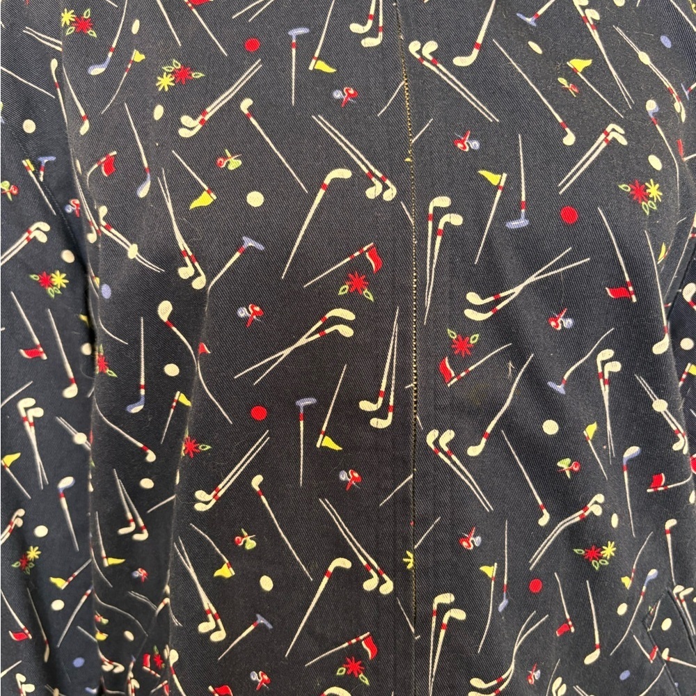 Tabi Golf Club Patterned Jacket 100% Cotton - Picture 2 of 10